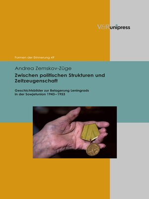cover image of Zwischen politischen Strukturen und Zeitzeugenschaft